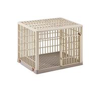 Dog Kennel Dog cage with toilet plastic indoor pet with skylight removable medium and large kennel(L)
