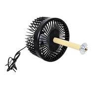 Dog Kennel Fan 2 Speeds Indirect Airflow Noiseless