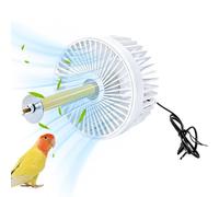 Dog Kennel Fan | 2 Speeds Quiet Indirect Air Flow | Summer Dog House Fan,for Cats Canaries Parakeets Cockatiels Lovebirds Conures Lorikeets