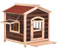 Dog Kennel for Outside, Kennels Wood Cat Cage Indoor Pet Supplies Small Medium Kennel, Dog House Ideal for Small Dog Breeds (25.6)