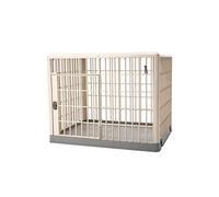 Dog Kennel Indoor pet dog cage can open skylight small and medium-sized with cushion household villa kennel(Small)