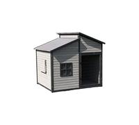 Dog Kennel Outdoor courtyard dog house kennel cage large and medium-sized villa(Large)