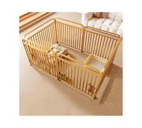Dog Kennel Pet Dog Cage Indoor Fence Small Medium Kennel Multicolor Optional(Gold,XS)