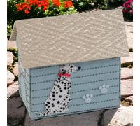 DOG KENNEL SHAPED SEWING KIT Victorian Style with contents