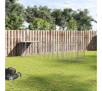 Dog Kennel Silver 6.05 m² Steel