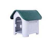 (Dog Kennel With Safety Door) Pets Instinct Durable Plastic Dog House Dog Kennel with Ventilation for Outdoor Indoor Ideal for Small/Medium Dogs, Cat and for many small Pets