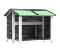 Dog Kennel Wooden Pet House Animal Crate Dog Enclosure Solid Wood Pine vidaXL