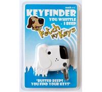 Suck UK Whistle Key Finder | Fetch My Keys | Dog Keychain Gadgets | Sound Activated Key Finder | Dog Shaped Keyring | Whistle Beeper & Red Flashing Light | Keys Locator Alarm | Stocking Stuffers