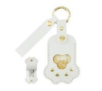 Dog Keyring - Paw Shaped Decorative Keepsake Pet Pendant | Collectible Cat Portable for Adults Children Teenagers Daily Use Travel School