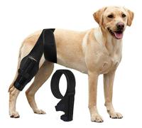 RUYICZB Dog Knee Brace for ACL with Side Stabilizers, Splint Adjustable Support Brace for Knee Cap Dislocation, Arthritis Keeps Joint, Hip Dysplasia, Cruciate Ligament Injuries,L