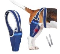 Dog Knee Brace for Torn ACL Hind Leg Adjustable with 2 Stabilizers Support | Dog Leg Brace for Back Leg Reduce Pain, Hip Hysplasia, Luxating Patella, Ligament Injuries, Arthritis, CCL,Left Leg S