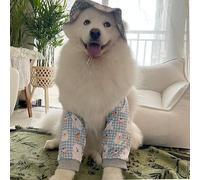 Dog Knee Protector Pad - Breathable Cute Print Dog Elbow Sleeve Comfortable Leg Guard Sleeve for Prevents Licking Chewing for Medium Large Dogs Daily Outdoor Use (#1,2XL)