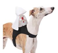 Dog Knight Costume | Crusader Knight Style Pet Outfit | Dog Halloween Clothe | Medieval Cosplay For Pets | Funny Fancy Dress Apparel | Party Costume For Small Dogs