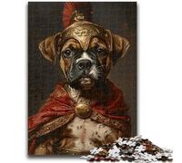 Dog Knight Puzzles 1000 Pieces for Teenagers,Help The Brain Exercise Addictive Toys to Cultivate Patience Unique Challenge Game (50x75cm)