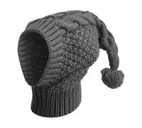 Dog Knit Hat with Earmuff - Pet Fall Winter Knitted Hat for Dog,Puppy Cozy Hood with Earmuff Cute Pet Apparel Neck and Head Protector for Small, Medium, Large Dogs