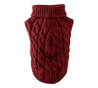Dog Knitted Jumpers, Breathable Acrylic Pet Knee Pads, Soft Joint Warmers for Small Dogs and Cats, Comfortable Knitwear Leg Protection for Winter, Solid Color Design