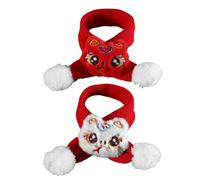 Dog Knitted Scarf - Cozy Neck Warmer for Puppies: Year of the Snake Costumes for Medium to Large Dogs