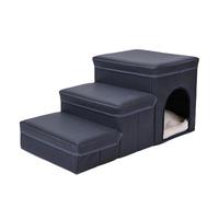 Dog Ladders - Small Dog Ramp, Folding Dog Steps, Dog Ladder Ramp | Puppy Climbing Ladder With Pet Toy Storage Box, Gradin