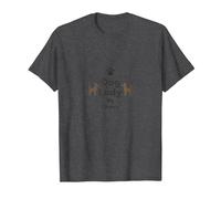 Dog Lady by Choice Proud Pet Owner Paw Print T-Shirt, Men, Dark Heather Grey, S