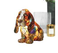 Dog Lamp | Dog Shaped Resin Bedside Lamp,Whimsical Lighting for Dorm Decor and Kids Room Lighting Teenagers College Students Room Daycare Classroom School