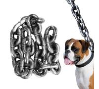 Dog Lea-sh Chain | Waterproof Large Dog Chain Lea-sh | Shock Absorbing Dog Lead Made Of Pla-stic, Dog Training Leashes, Simulated Iron Pet Chains Lea-sh For Cats Dogs