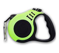Dog Lead 360° Tangle-Free Heavy Duty Retractable Dog leads With Anti-Slip Handle - Easy One Button Brake & Lock - Extends up to 16 Feet of Freedom and Protection - Nylon Ribbon Strong Leads for Dogs