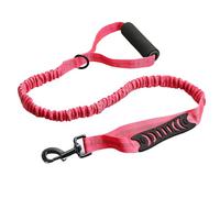 Dog Lead - 5FT Shock Absorbing Reflective Pet leashes with Padded Handle, High Density Wear Resistant Dog Lead for Training Running and Outdoor Use, Black Gray, Packed in Bag