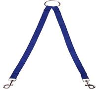 Dog Lead For Cat Nylon Pet Dog Coupler Leash Walking Lead Traction Rope For Two Dogs Collar Leading Puppy Leashes Outside Walking(Blue,2.5 * 45cm)