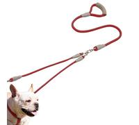 Dog Lead for Large Dogs - Double-Headed Bite-Resistant Nylon Lead - 1.5 m Sturdy Dog Lead with Comfortable Handle - for Medium and Large Dogs as well as Puppies for Walks, Hiking and Outdoor Active