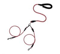 Dog Lead,Pet Traction Rope,No 360°Swivel Rotation Reflective Lead,Dual Two Dogs Lead Splitter for Small Medium Large Dogs,Detachable Nylon Leash for Walking Multiple Pets