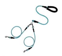 Dog Lead,Pet Traction Rope,No 360°Swivel Rotation Reflective Lead,Dual Two Dogs Lead Splitter for Small Medium Large Dogs,Detachable Nylon Leash for Walking Multiple Pets