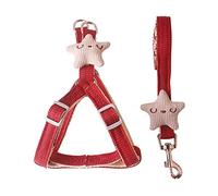 Dog lead，Retractable dog lead, Djustable Leash Small and Medium Sized Dogs Walk the Dog Rope Chest Harness for Walking Puppies Pet Supplies Leashes (Color : Red, Size : 4 to 8kg)(Red,1.5 to 4kg)