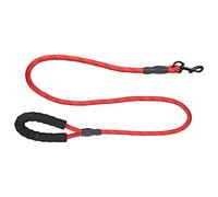 Dog Lead Rope, Pets Reflective Rope High Visibility Dogs Walking Accessory Pet Heavy Duty Nylon Leash Round for Medium and Large Morning Evening Night Walks Outdoor Training (Red)