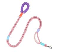 Dog Lead Ropes Suitable For Small Medium And Large Dogs, Equipped With Pet Walking Gear Gentle Control Tools And Comfortable Handles(Pink)