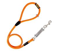 Dog Lead, Shock Absorber, Anti Pull, for Medium and Large Dogs, Made in Spain. 120cm. Orange
