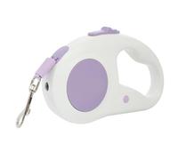 Dog Lead with LED - 7.09 Inch Retractable Nylon Rope - Telescopic Pet with Tractor Handle Lightweight for Walking Training