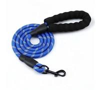 Dog Lead with Soft Padded Handle, 1.5M 2M 3M Strong Rope Reflective Dog Leash for Puppy, Small, Medium, Large Dogs (Dark Blue, 150cm)