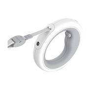 Dog Leads Rope Smart Leash Hands Free Anti-shock Walking LED Light Retractable UFO Pet(Grey)