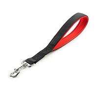 dog leads， Short Dog Leads Strong Black Leash With Comfortable Padded Handle For Medium Large Dogs Reflective Pet Leashes(M)