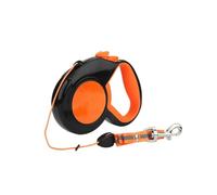 dog leash， 3M/5M/8M Automatic Retractable Reflective Dog Leashes Traction Rope Dogs Cat Walking Pet Leash Lead Extending,for pets(White,M 5 Meter)