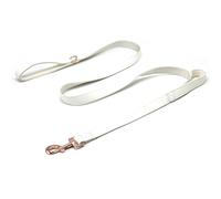 Dog Leash 6ft Long,Traffic Padded Two Handle,Heavy Duty,Double Handles Lead for Control Safety Training,Leashes for Large Dogs or Medium Dogs,Dual Handles Leads (Off-White, 25MM*6FT)