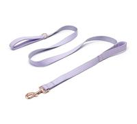 Dog Leash 6ft Long,Traffic Padded Two Handle,Heavy Duty,Double Handles Lead for Control Safety Training,Leashes for Large Dogs or Medium Dogs,Dual Handles Leads (Purple, 25MM*6FT)