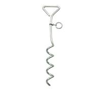 Kerbl Spiral Stake Chrome Plated, 40 cm