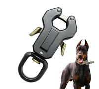 Dog Leash Buckle - Quick Release Clip 8.1 x 3.5 cm | Zinc Anti-Break Training Clasp - Tension Resistant Metal | Ideal for Walking, Ran
