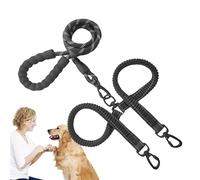 Dog Leash for Large Dogs Heavy Duty Two Dog Leashes - No Twine Double Dog Leash with Double Clip Design - Two Head Control Leash for Large Dogs That T, Consulte la descripción, See description, Unisex