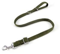Dog Leash for Obedience Training and Easy to Use, Lightweight, Soft & Durable Adjustable and Easy to Clean for Small Medium Large Dog (Army Green, 0.7M-1M*2.5CM)