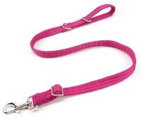 Dog Leash for Obedience Training and Easy to Use, Lightweight, Soft & Durable Adjustable and Easy to Clean for Small Medium Large Dog (Fuchsia, 0.7M-1M*2.5CM)