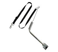 Dog Leash for Pet Riding | Side Running Control Arm, Coil Cushioned Pull Buffer, Metal Mount Bracket, Walking Practice Helper