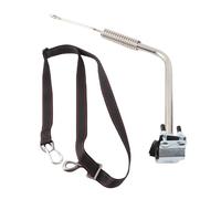 Dog Leash, Hands Bike Leash with Shock Absorbing Spring, Easy Install Pet Exerciser for All Bikes, Stainless Steel and Nylon