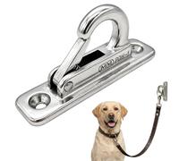 Dog Leash Holder for Wall, Long Strip Retractable Leash Holder and Dog Walking Station Organizer for Entryway Mudroom Storage, Pet Gear Hanger for Apartment Renters and Dog Owners